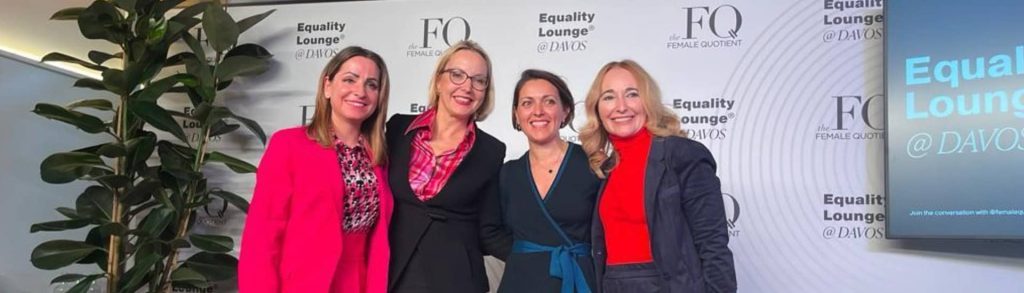 Olympia Group at the Equality Lounge® Davos 2023 with a view to promoting female professionals in leadership positions